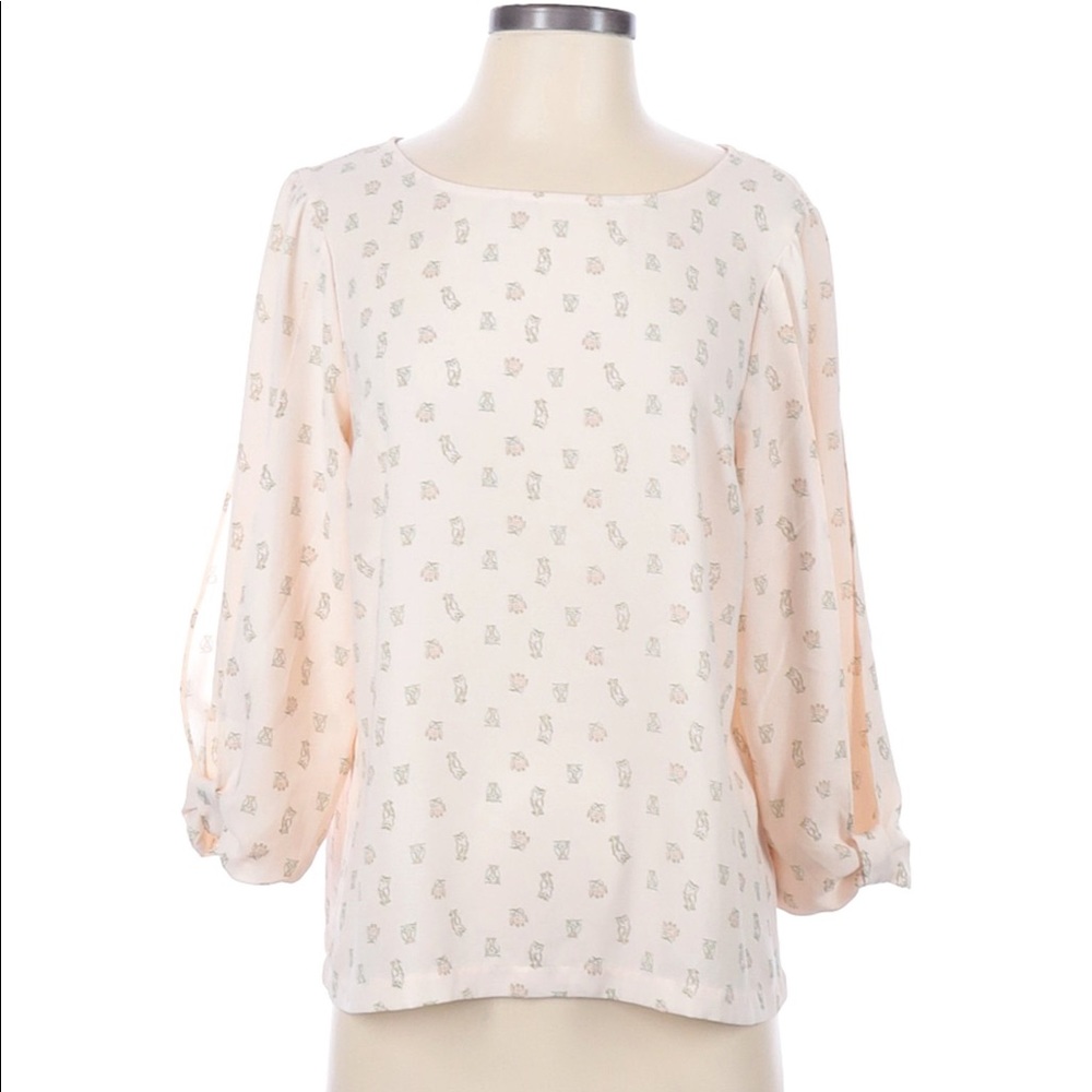 LC Lauren Conrad 3/4 Sleeve Blouse